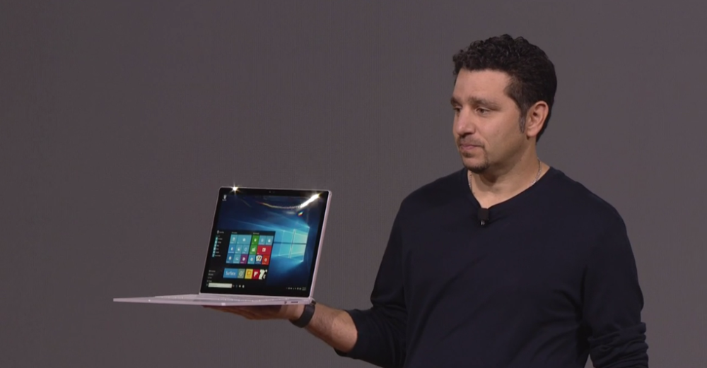 Microsoft officially makes a true laptop with the Surface Book. The device features a 360 degree hinge and can detach from its base. It's claimed to be more powerful than a Macbook Pro.